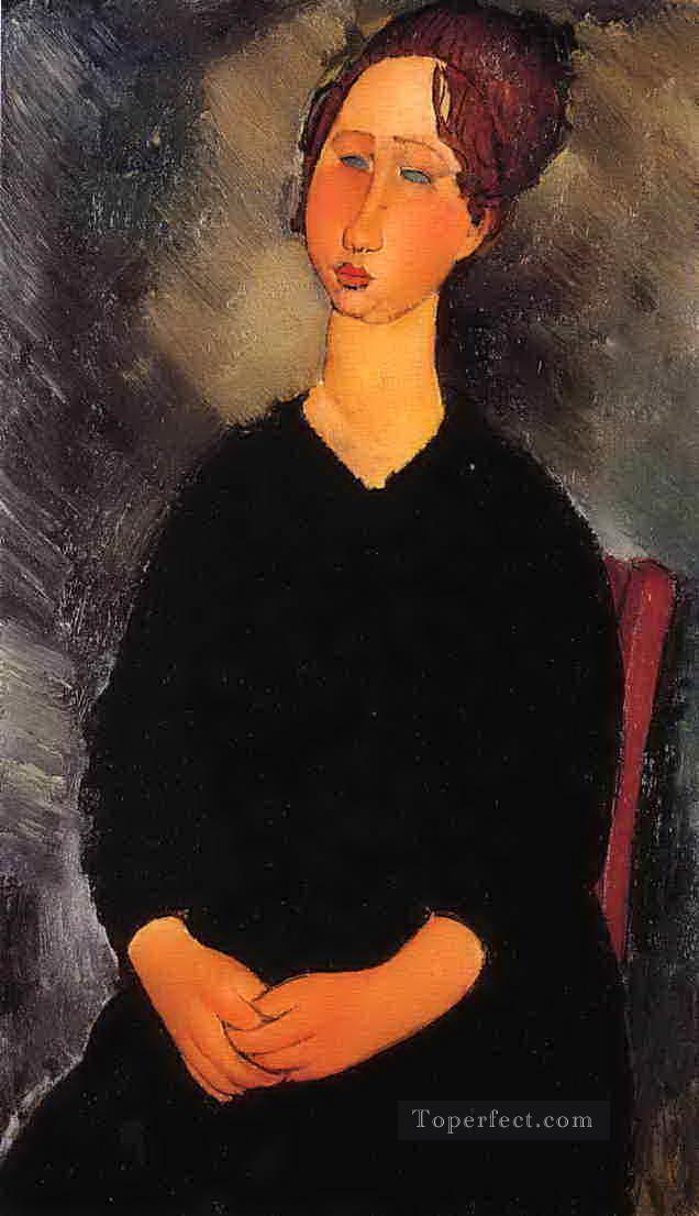 little serving woman 1919 Amedeo Modigliani Oil Paintings